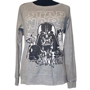 Star Wars Juniors Gray Reversible Sweatshirt Size Small